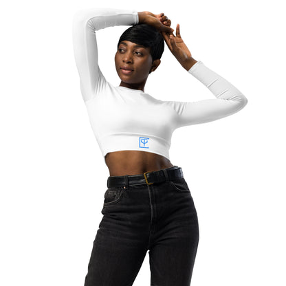 Control Your Temple Long Sleeve Crop Top